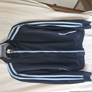 Old Navy Black and Blue Lightweight Shirt Jacket